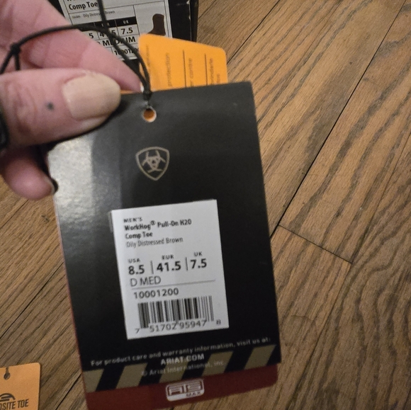 Mens Ariat WorkHog Pull On Boot - Picture 11 of 11